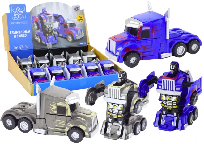 Auto-robot camion 2v1 robot 2 couleurs