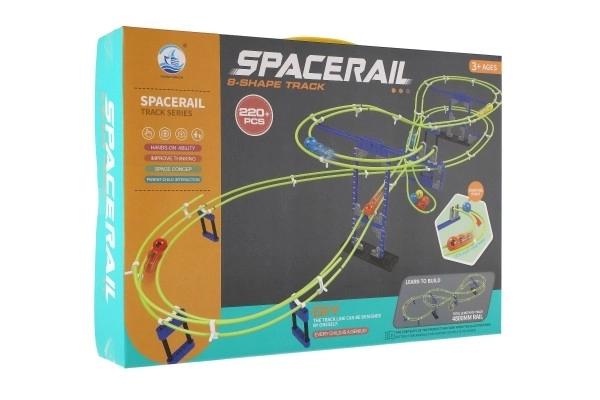 Piste de billes spacerail plastique 220 pcs dans boîte 39x28x7cm