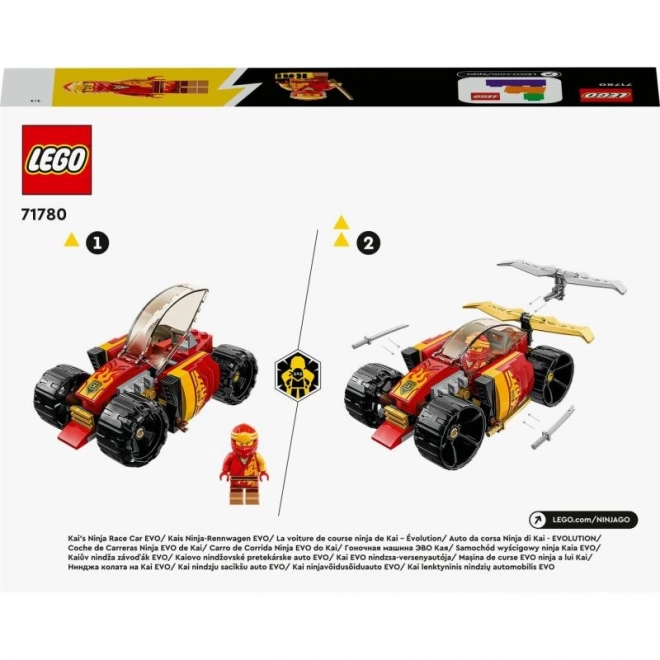 LEGOae NINJAGOae 71780 Kaibb Voiture de course ninja EVO
