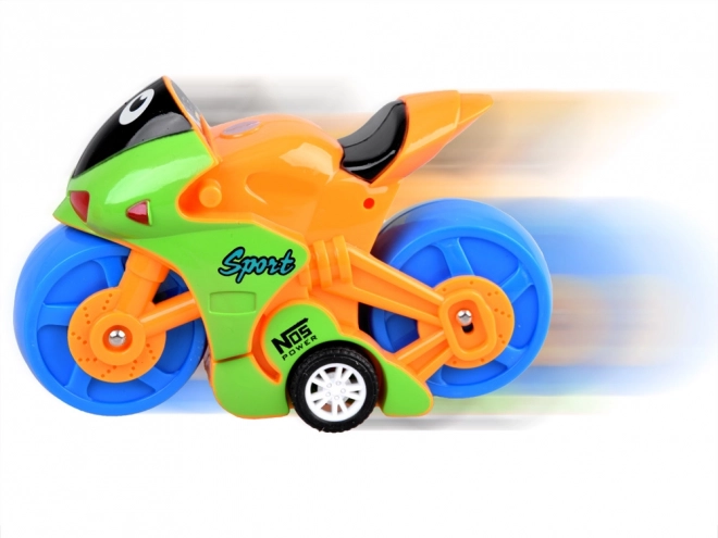 Moto enfant colorée pour s'amuser