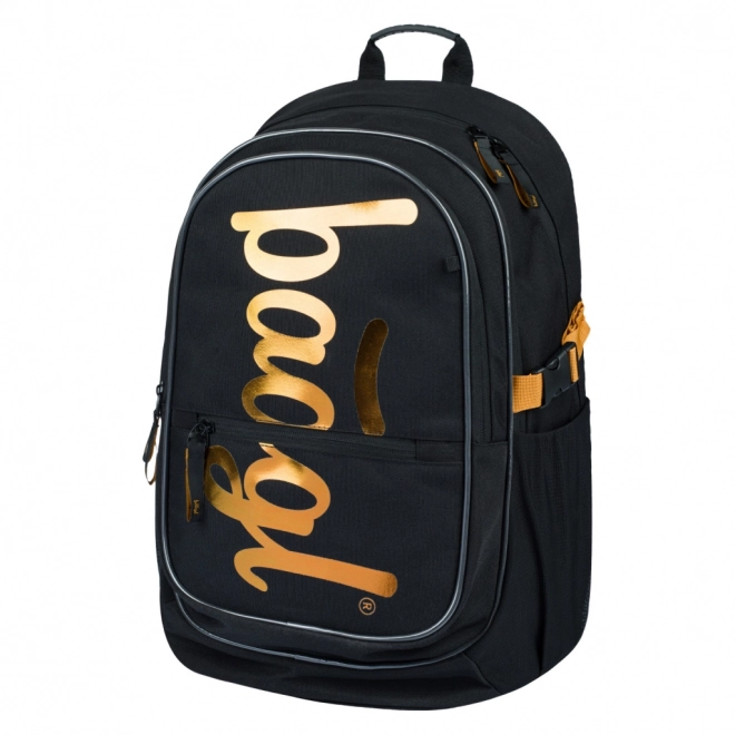 BAAGL Sac à dos scolaire Core Métallique Bronze