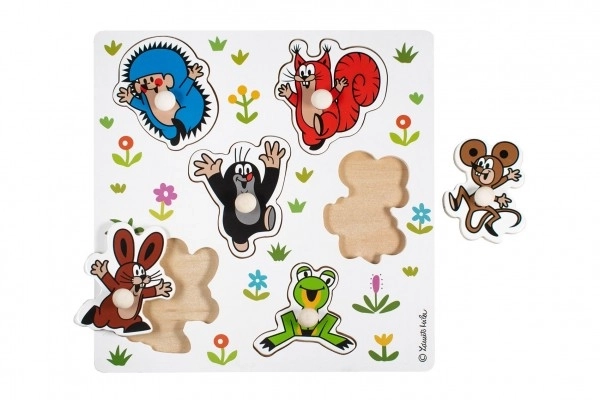 Puzzle à encastrer en bois Detoa Krteček petit