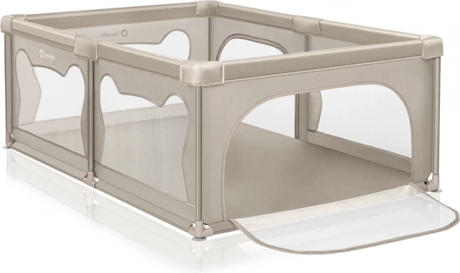 Parc pour enfants Lionelo Willow en couleur sable beige