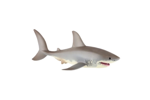 Requin blanc en plastique zooté 17cm en sachet