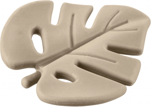 Anneau de dentition en silicone Leaf, sable beige