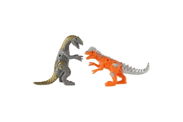 Dinosaure/Drak 8pcs plastique 14-17cm en sachet 22x35x7cm