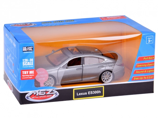 Modèle de voiture Lexus ES300h 1:35 avec éclairage et son
