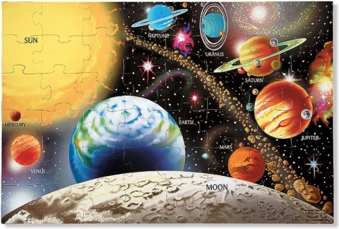 Puzzle de sol Système solaire 48 pièces