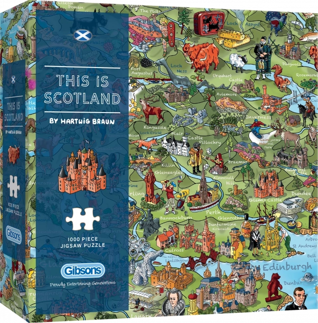 Puzzle Ceci est l'Écosse 1000 pièces