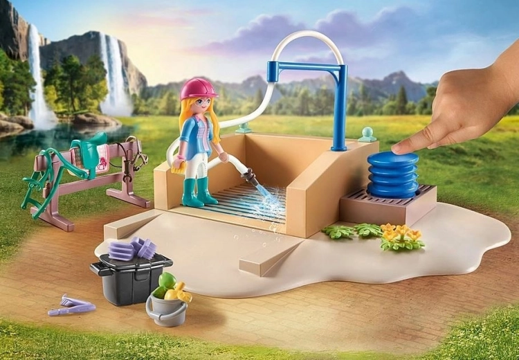 Station de lavage pour un soin réaliste