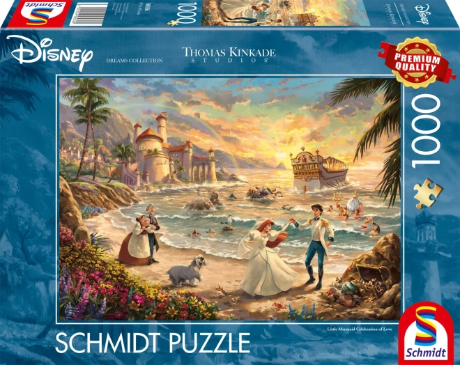 Puzzle Disney : La Petite Sirène - Célébration de l'amour 1000 pièces