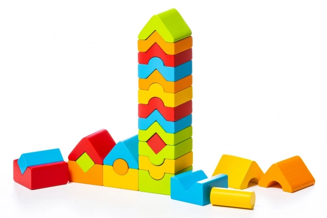 CUBIKA 15016 Ensemble de 5 tours LD-13 - puzzle en bois 25 pièces