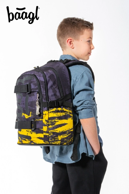 BAAGL 3 SET Skate Dune: sac à dos, trousse, sac