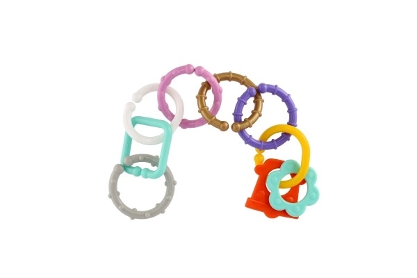 Chaîne/barrière 8 formes plastique en sachet 11x48x3cm 0m+