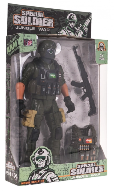 Figurine de soldat + accessoires