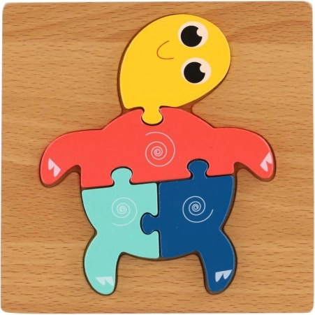 Puzzle en bois Animaux mixte d'espèces