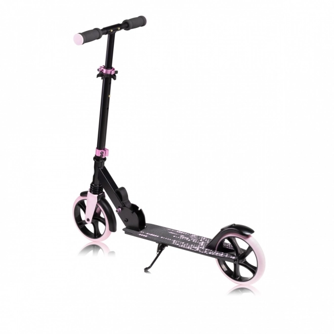 Trottinette pliable Lionelo Luca noire avec accents roses