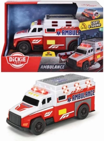 Ambulance 15 cm avec lumières et sons