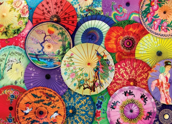 Puzzle Ombrelles asiatiques 1000 pièces Eurographics