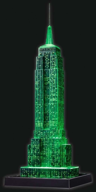 RAVENSBURGER Puzzle 3D Lumineux Édition Nocturne Empire State Building 216 pièces