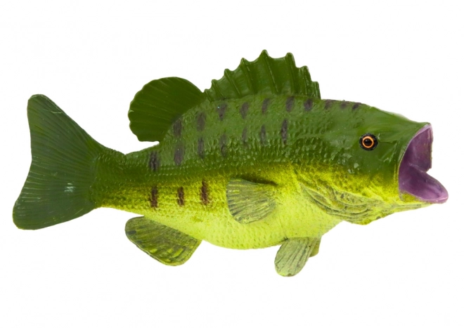 Figurine poisson perche verte 11 cm Animaux du monde