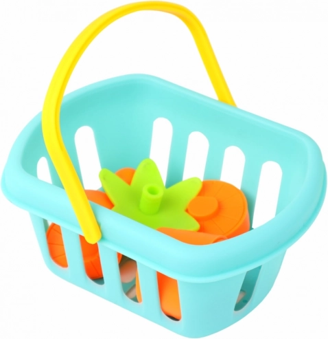 Panier de courses coloré