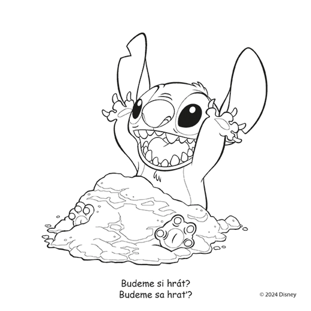 Pexeso dans le cahier Lilo & Stitch