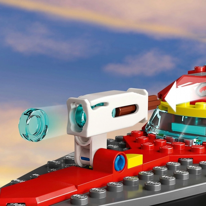 LEGO® City 60373 Bateau de Sauvetage des Pompiers et Canot