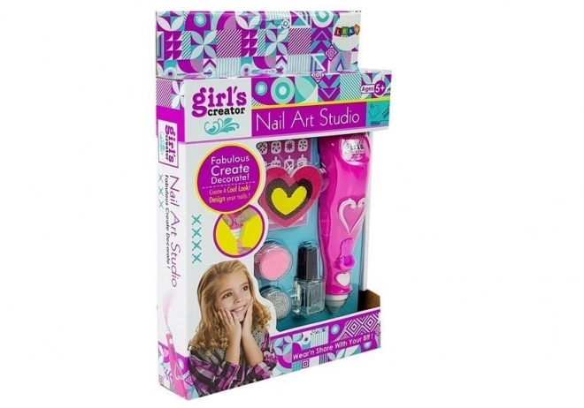 Ensemble créatif de décoration des ongles pour filles