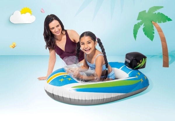 Bateau gonflable en sachet 26x26cm