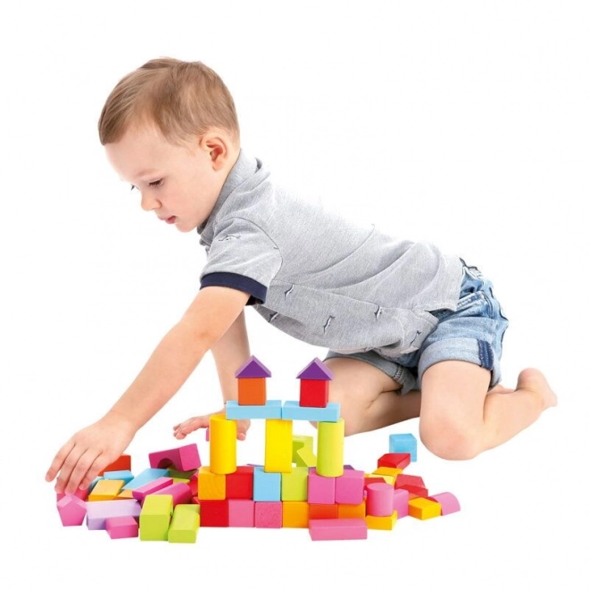 Bino Blocs dans seau 100 pcs nouvelles couleurs