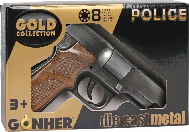 Pistolet de police en métal