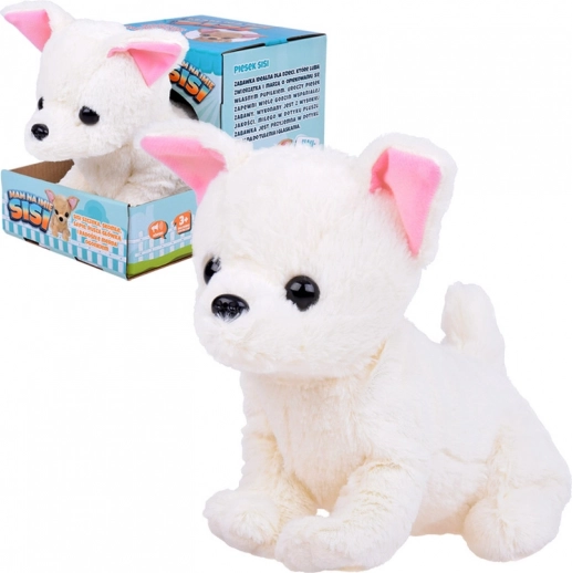 chiot en peluche interactif Sisi – il aboie, remue la queue et bouge la tête