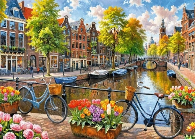 Puzzle Tulipes d’Amsterdam 1000 pièces