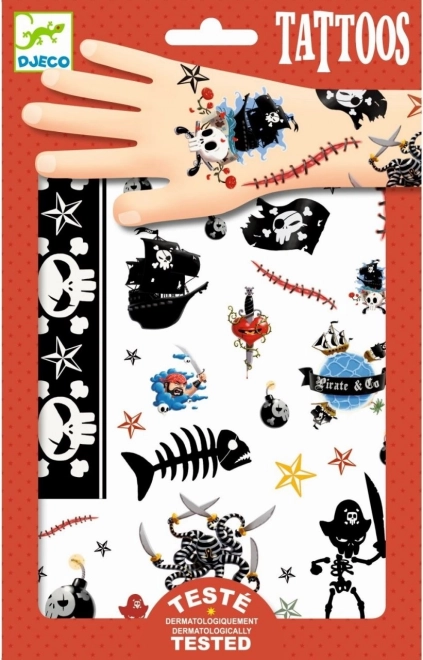 DJECO Tatouages Pirates