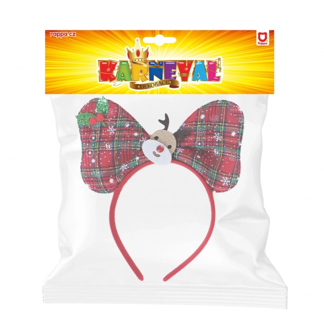 Noeud papillon de Noël avec renne