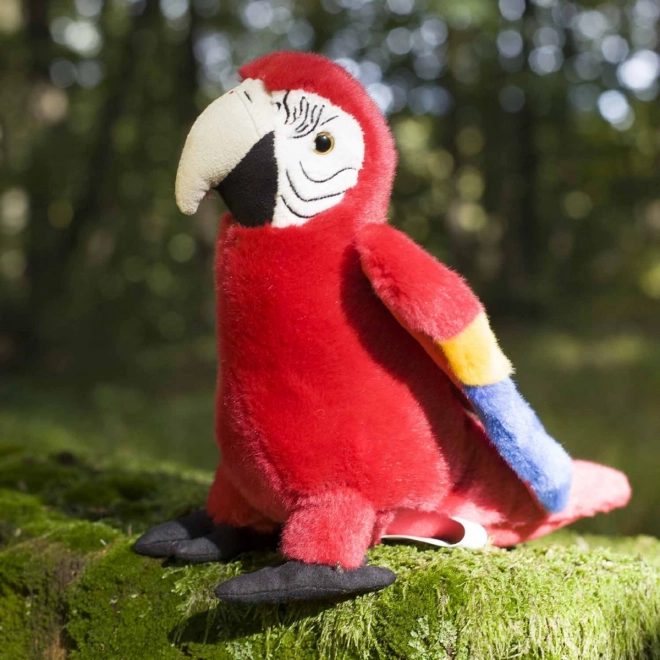 Rappa Perroquet en peluche rouge Ara Arakanga 24 cm ECO-FRIENDLY