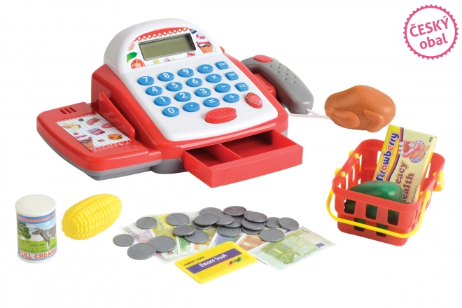 Caisse enregistreuse pour enfants avec accessoires - emballage tchèque