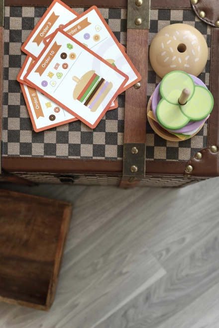 Restaurant de burgers en bois WOOPIE GREEN pour enfants