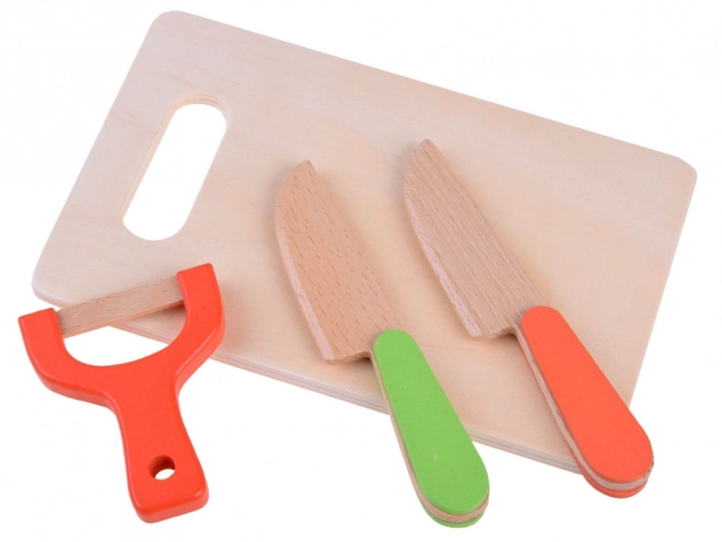 Grande boîte magnétique en bois pour couper les légumes et fruits ZA4121