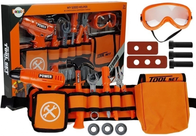 Set de bricolage pour enfants avec ceinture et perceuse