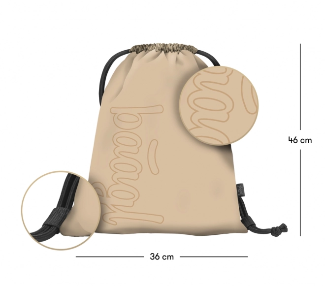 Sac de sport Beige BAAGL