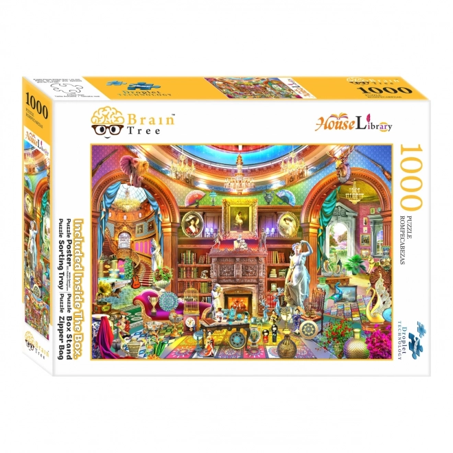 Puzzle Brain Tree Bibliothèque à domicile 1000 pièces