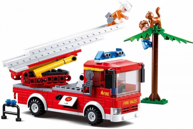 Sluban Pompiers M38-B0625 Camion de Pompier avec Échelle