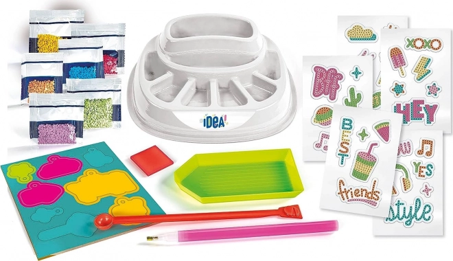 CLEMENTONI IDEA Sparkly Creations Peinture de diamant : Style pop