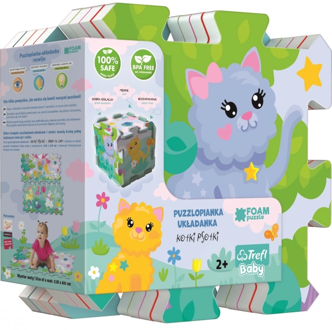TREFL Puzzle en mousse Chatons espiègles