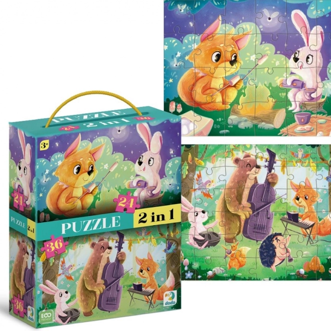 DODO Puzzle Soirées d'été 2 en 1