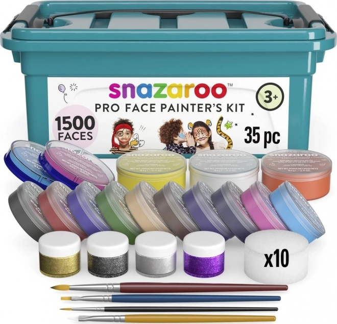 snazaroo profi box de maquillage pour le visage – set de 35 pièces