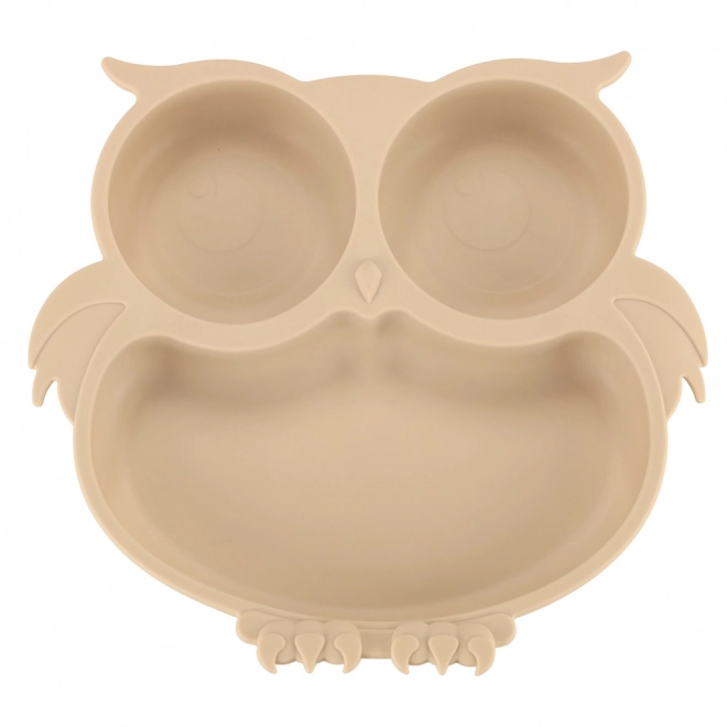 Ensemble de biberons en silicone hibou, 8 pièces, beige