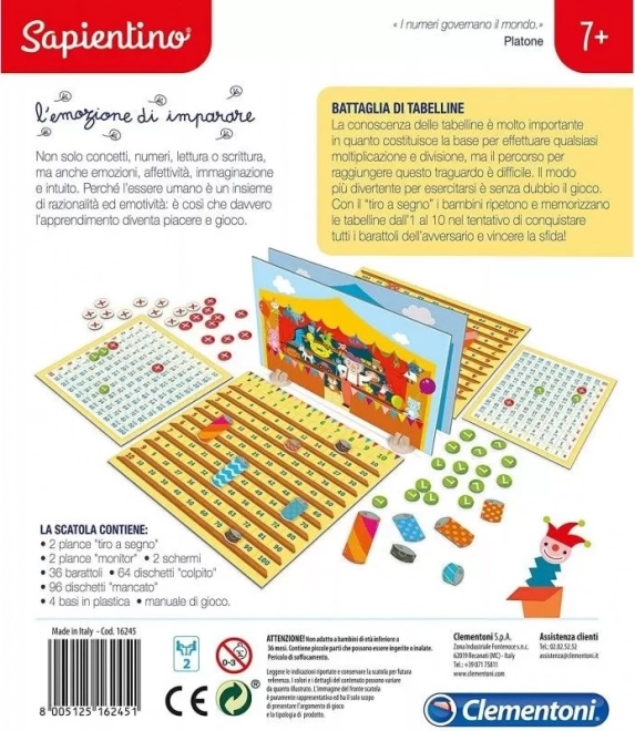 Clementoni Young Learner: Bataille des Multiplications
